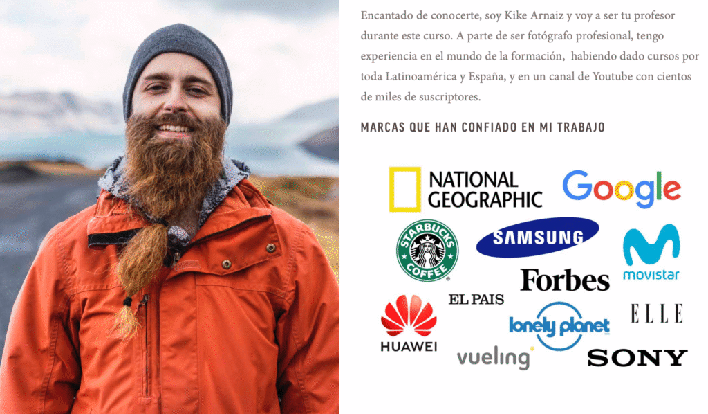 Curso de fotografía online de Kike Arnaiz para principiantes