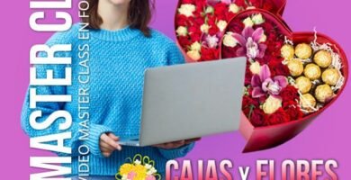 "Curso Cajas y Flores Eternas como oportunidad de negocio de Natali Callejas"