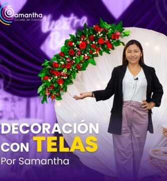 "Portada curso Decoración con Telas por Samantha"