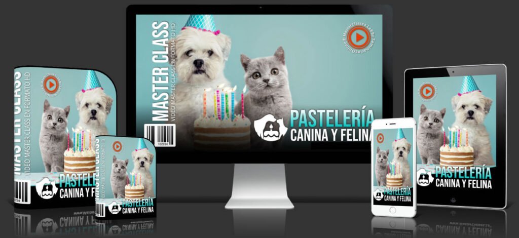 curso de Pastelería Canina y Felina de Diana Fonseca con acceso online y certificado