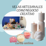 "Portada curso Velas Artesanales Como Negocio Creativo de Andrea"