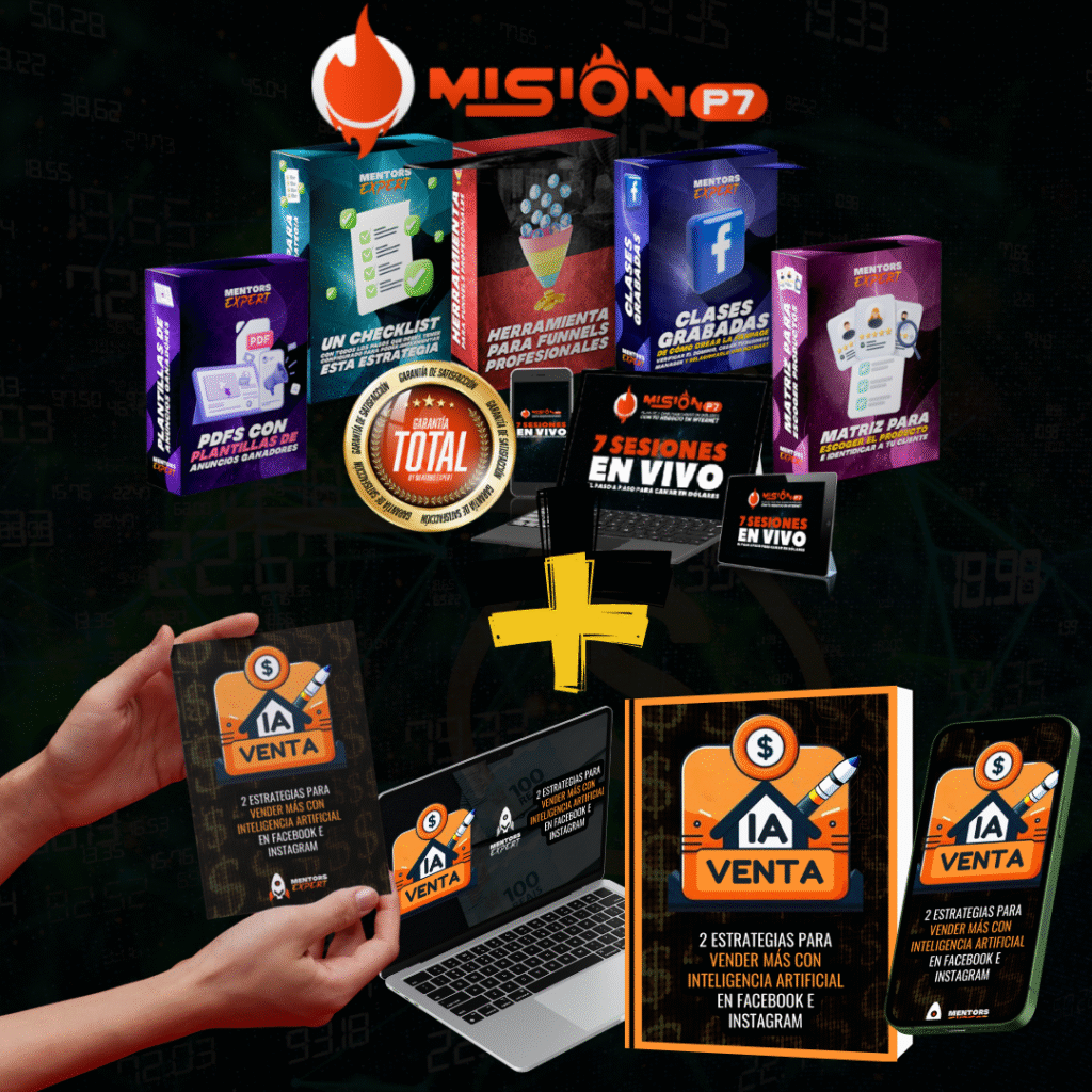 "Portada curso Misión P7 + Venta IA"